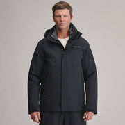 Men's Powder Search 2.0 3-In-1 Waterproof Down Ski Jacket - Black