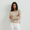 Women's Sailor Bateau Neck T-Shirt