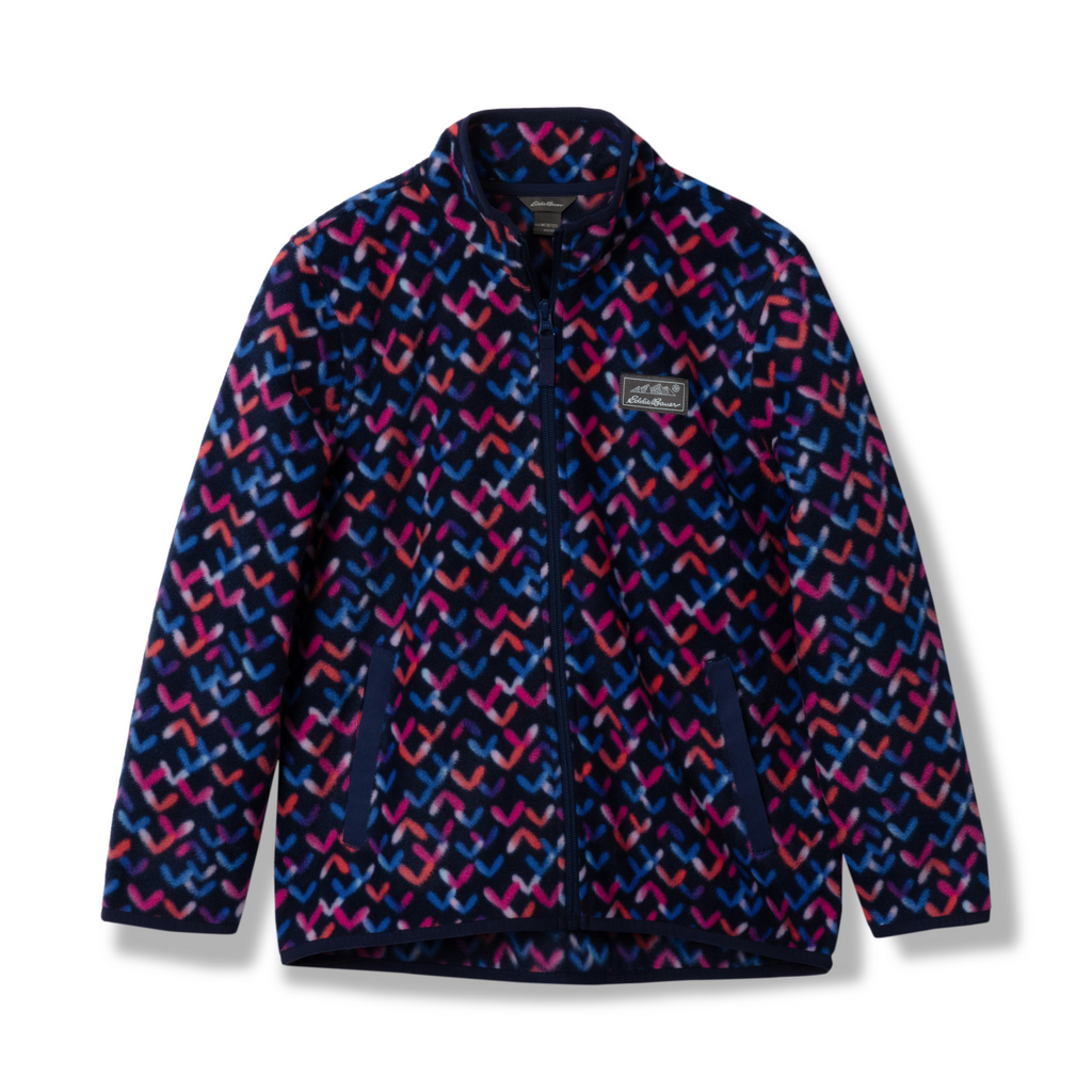 Girls Quest Fleece Full Zip Jacket - Print