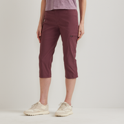 Women's Guide Pro High Rise Capri - Plumwine