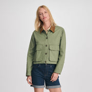 Women's Lark Cropped Barn Jacket - Palm