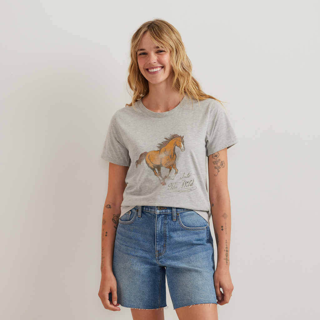 Women's Graphic T-Shirt - Into The Wild