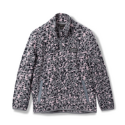 Girls Quest Fleece 1/4-Zip - Print - HIGH RISE