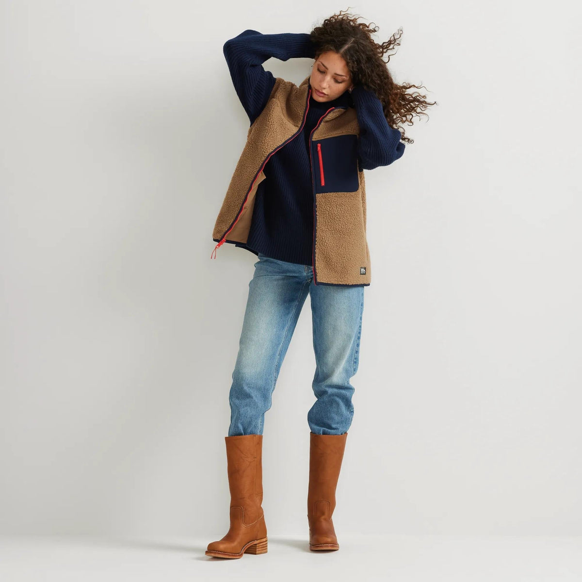 Women's Chilali Faux Shearling Fleece Vest