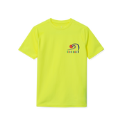 Boys Sea Spray Short Sleeve Graphic Rashguard - SAFETY YELLOW