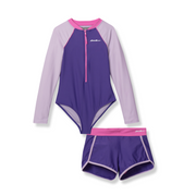Girls Sea Spray Ls One Piece & Short Set - LIBERTY