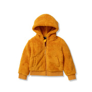 Toddler Quest Fleece Plush Hooded Jacket - ASPEN GOLD