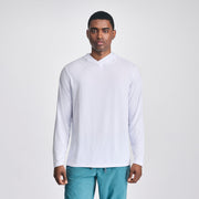 Men's Sundrift UPF Long Sleeve Hoodie - White