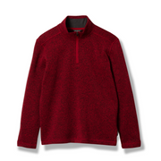 Boys Radiator Fleece 1/4-Zip Pullover - CHILI PEPPER