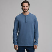 Men's Eddie's Favorite Ultrasoft Thermal Henley - Dark Horizon