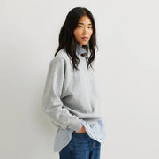 Women's Vintage Soft Crew Sweatshirt - Htr Gray
