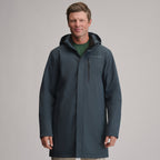 Men's Mainstay Insulated Waterproof Hooded Trench Coat