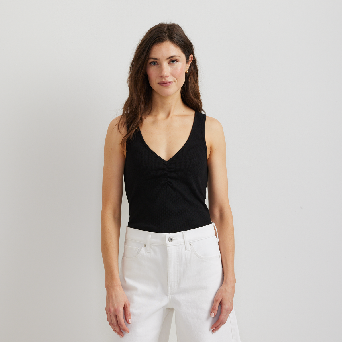 Women's Pointelle Dobby Tank