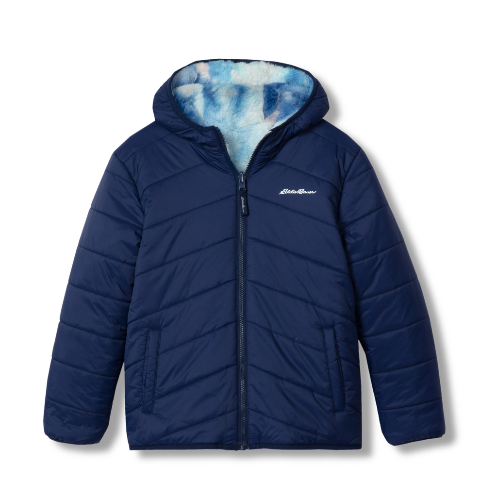 Girls Deer Harbor Reversible Hooded Jacket