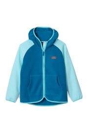 Girls Quest Fleece Hooded Jacket - AQUA