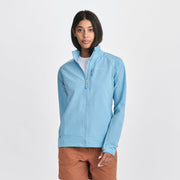 Women's Sandstone Backbone Grid Jacket - Blue Fog
